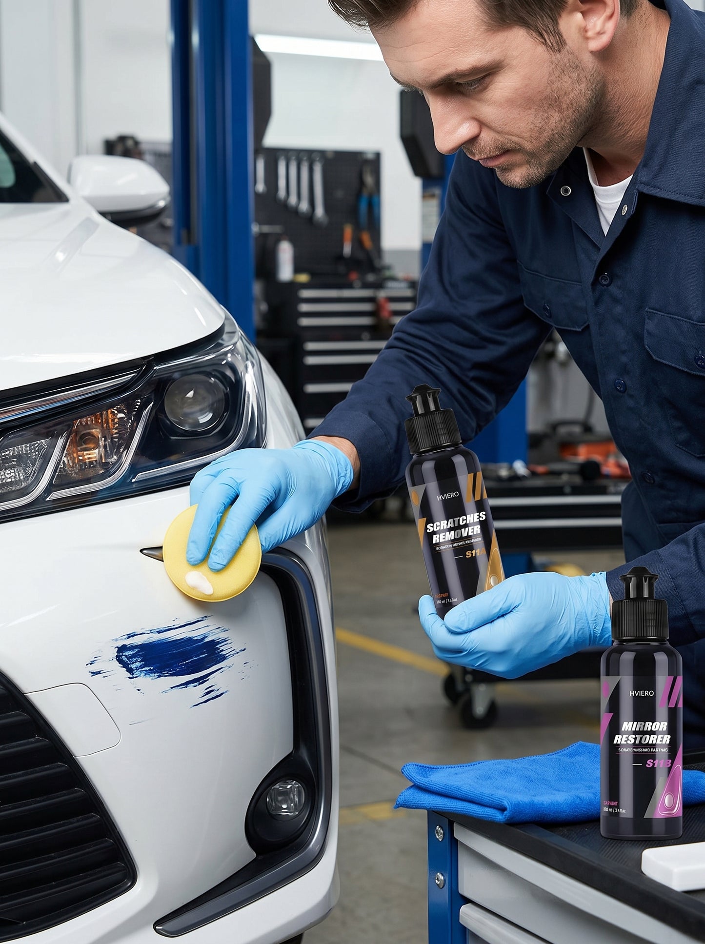 GAMO Global — 2-in-1 Professional Car Scratch Removal  & Mirror Restore Kit