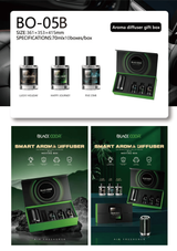 BLACK ODOR BO-05B Car Aromatherapy Diffuser Gift Set