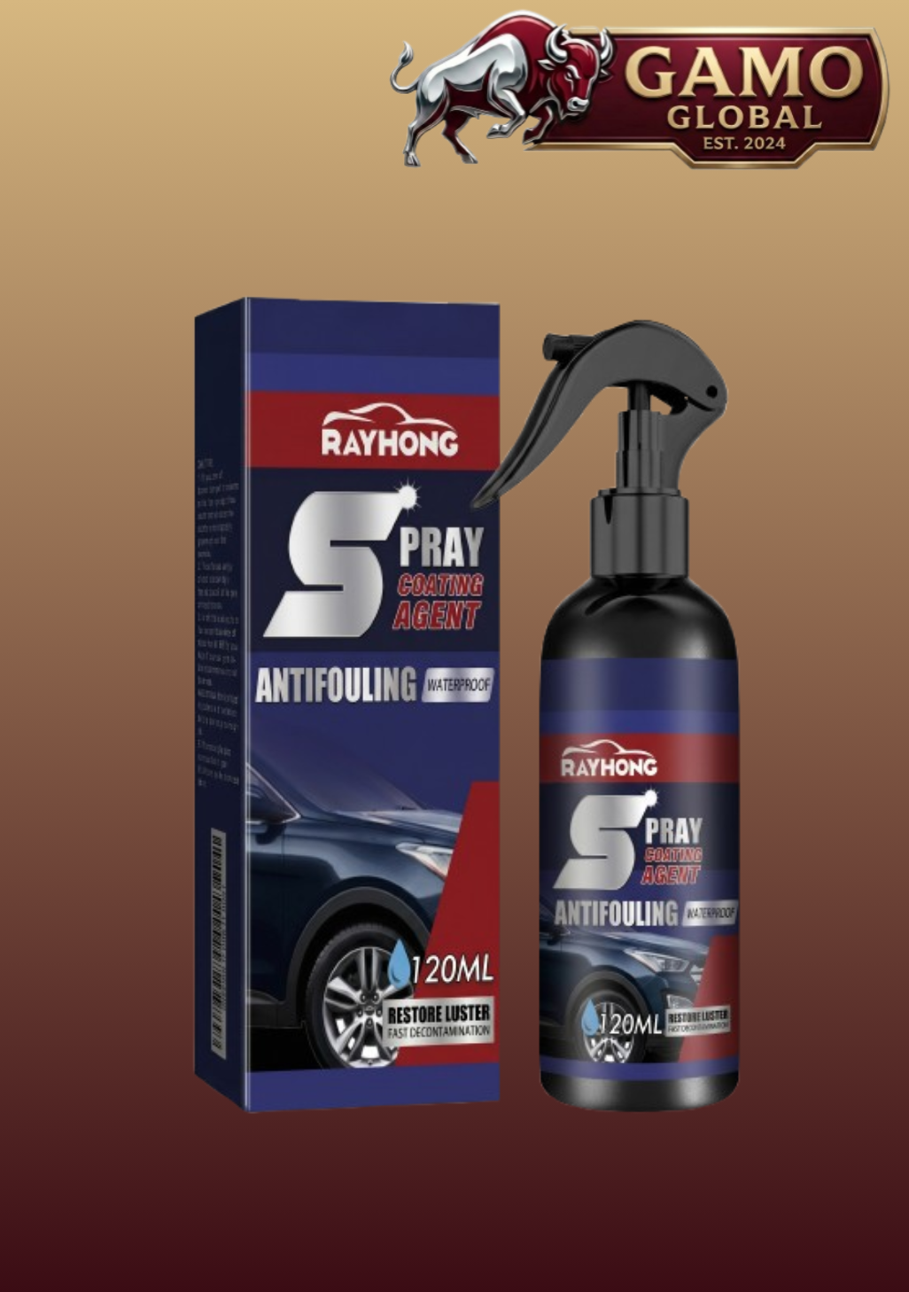 120ml Ceramic Coating Spray | Mirror Shine | Waterproof