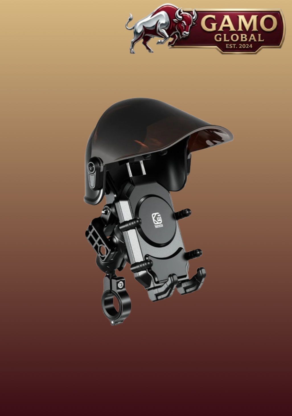 Motorcycle Phone Mount with Sun Visor  Helmet Shield | GPS Navigation